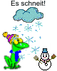 Es schneit!